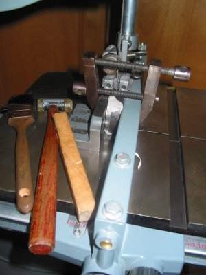 137 Setup for Cutting Slices from a  Large Diameter Thin Blank.JPG