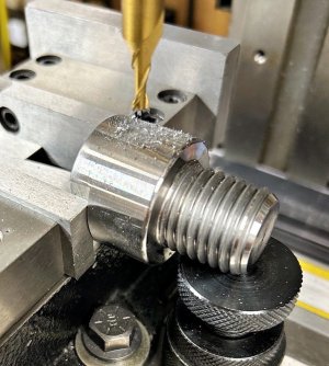 3 Milling Flat on Adapter.jpeg 3 Milling Flat on Adapter.jpeg