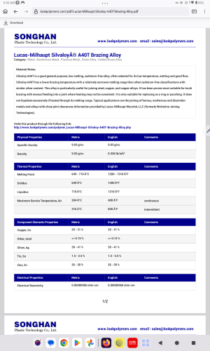 Silvaloy A40T Data Sheet.png