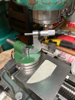 226 The Radius Setting Micrometer Fixture Set in Place on the Tool Holder.jpg