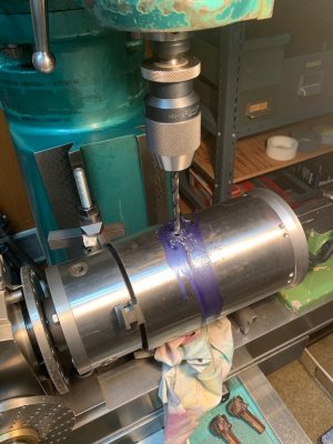 55 Drilling the Blast Pipe Opening.jpg