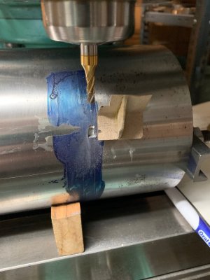 154 Plunge End Milling the Initial Flat.jpg