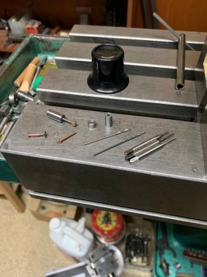 165 The Custom Made Tooling Used to Thread the One Sixteenth Inch Rivets and the Rivet Nuts.jpg