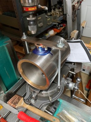 166 The Smokebox Shell Setup on the Rotary Table.jpg