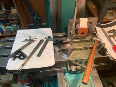 178 Laying Out the Bolt Holes on the Cylinder Saddle Piece.jpg