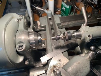 204 Drilling the First Steam Nozzle with a Number 80 Drill.jpg