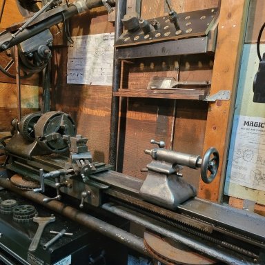 Old deals lathe machine