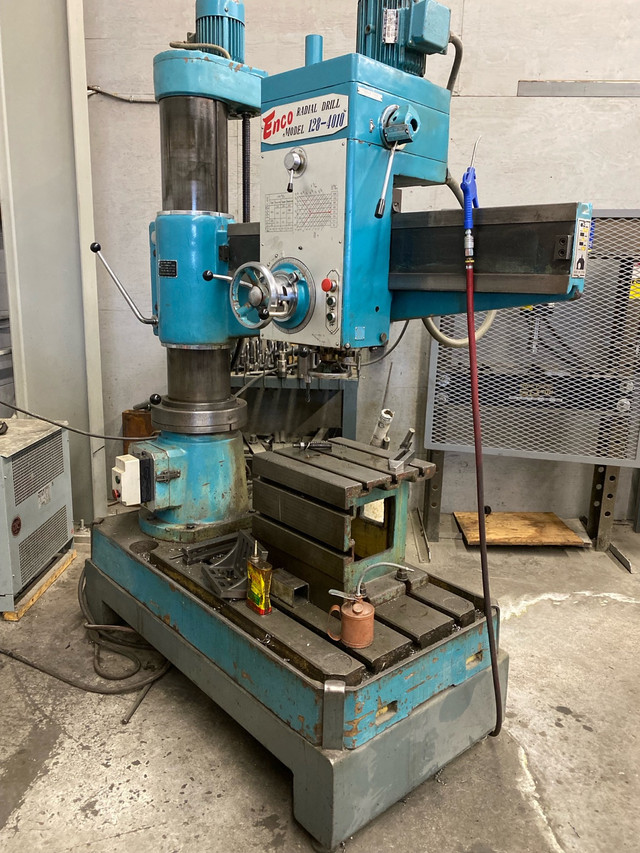 Enco Radial arm drill and milling machine, Prince George, BC